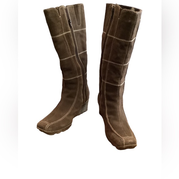 Vintage suede wedge - Picture 2 of 6